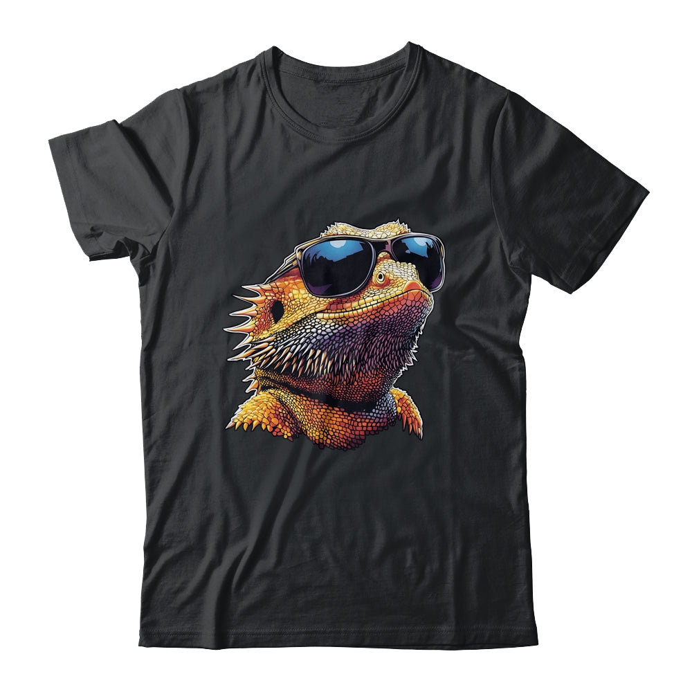 Bearded Dragon Lover Bearded Dragon Sunglasses Art Men Women Shirt & Tank Top | teecentury