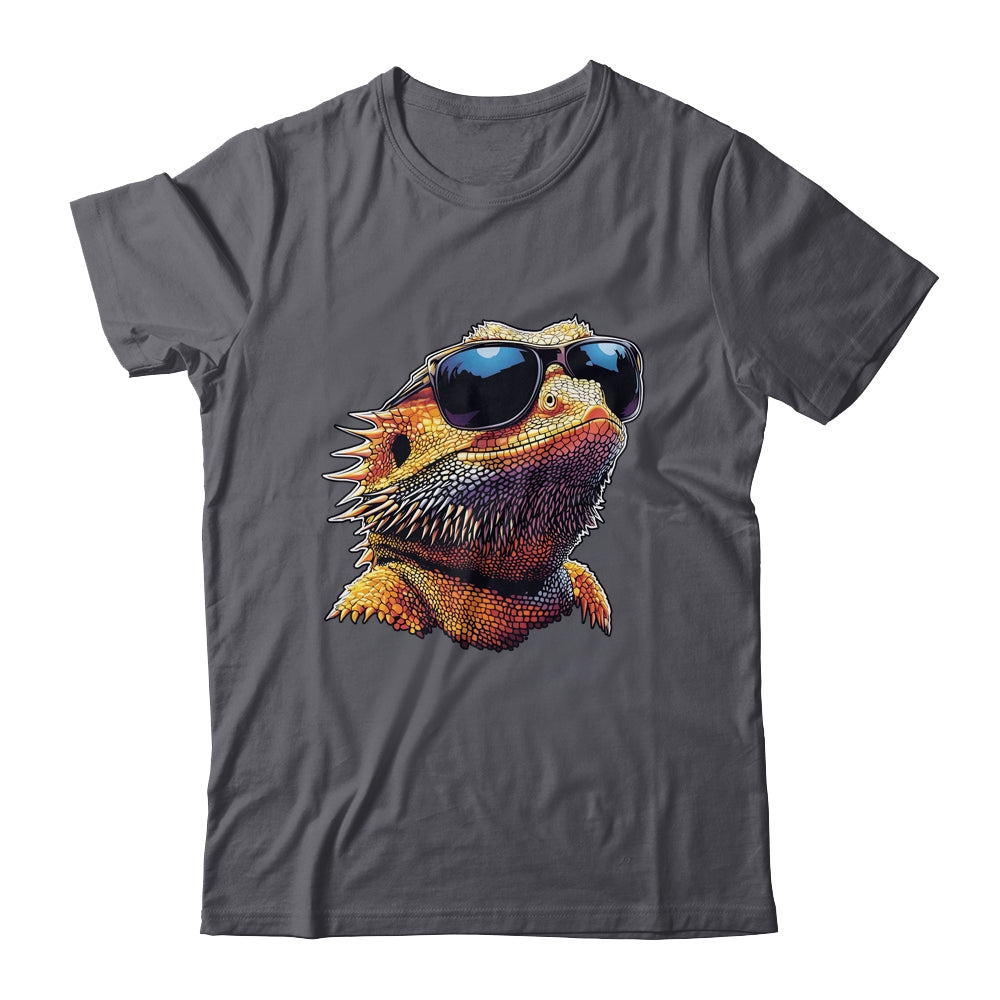 Bearded Dragon Lover Bearded Dragon Sunglasses Art Men Women Shirt & Tank Top | teecentury
