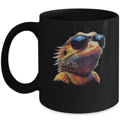Bearded Dragon Lover Bearded Dragon Sunglasses Art Men Women Mug | teecentury