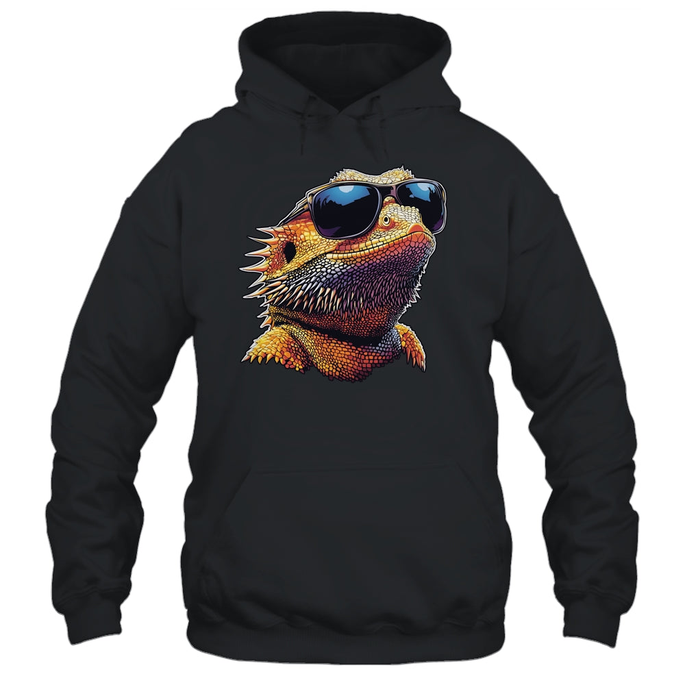 Bearded Dragon Lover Bearded Dragon Sunglasses Art Men Women Shirt & Tank Top | teecentury