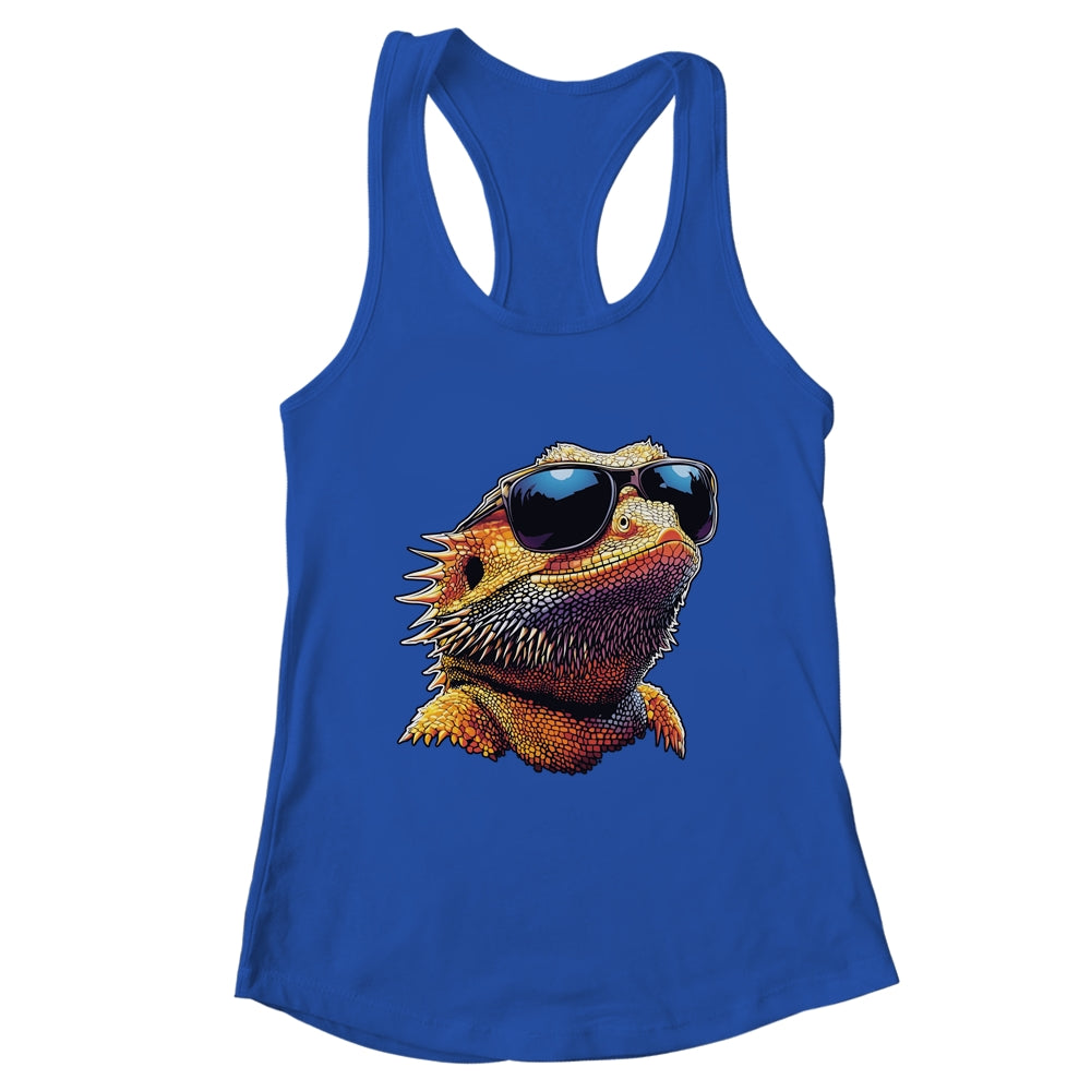 Bearded Dragon Lover Bearded Dragon Sunglasses Art Men Women Shirt & Tank Top | teecentury