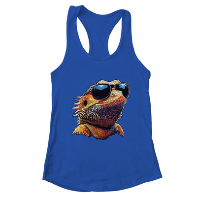 Bearded Dragon Lover Bearded Dragon Sunglasses Art Men Women Shirt & Tank Top | teecentury