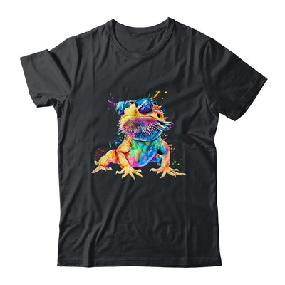 Bearded Dragon Men Women Boys Girls Colorful Watercolor Shirt & Tank Top | teecentury