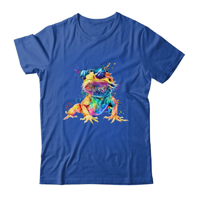 Bearded Dragon Men Women Boys Girls Colorful Watercolor Shirt & Tank Top | teecentury