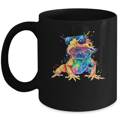 Bearded Dragon Men Women Boys Girls Colorful Watercolor Mug | teecentury