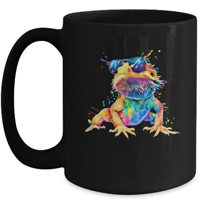 Bearded Dragon Men Women Boys Girls Colorful Watercolor Mug | teecentury