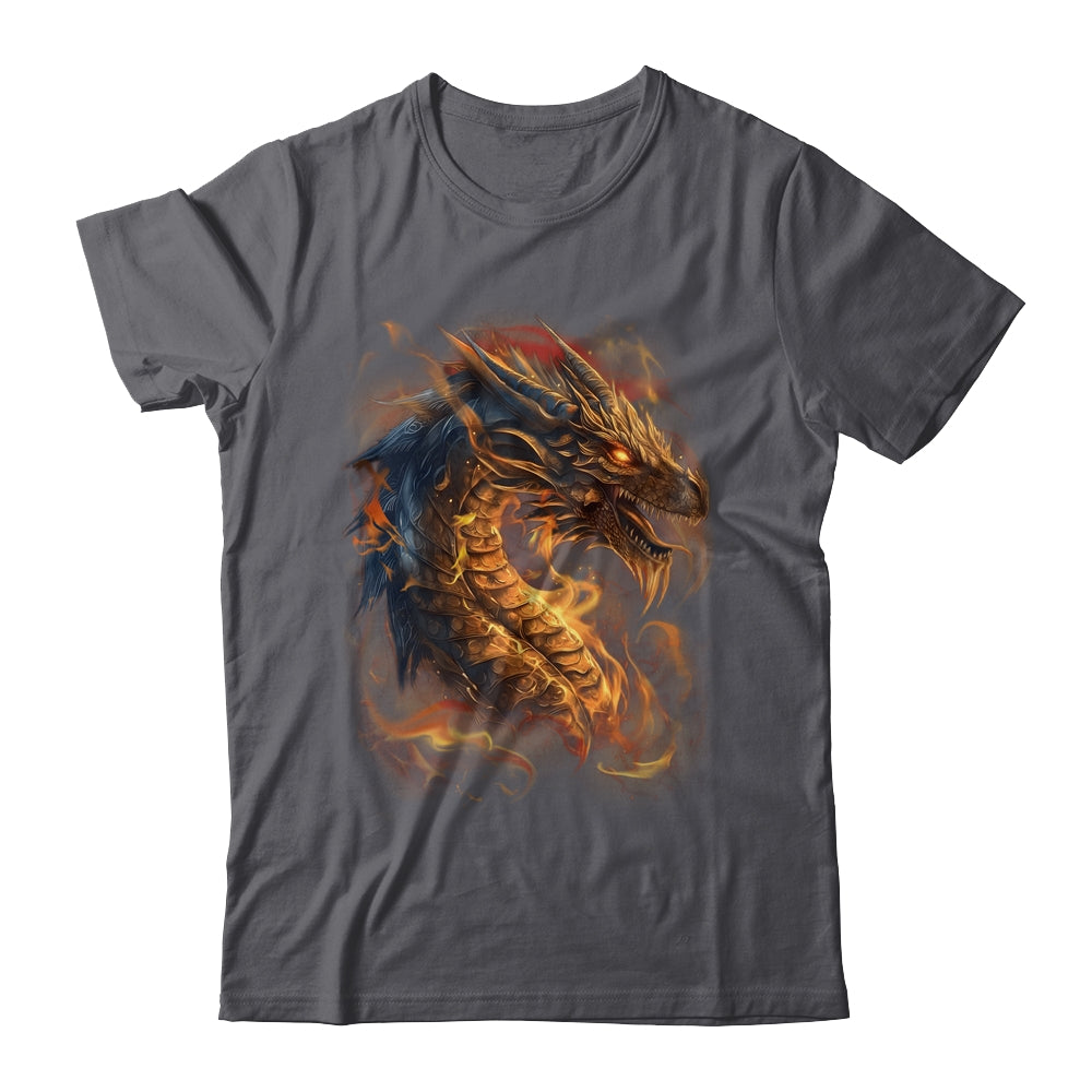 Beautiful Vintage Dragon Lover Fantasy Art Cool Illustration Shirt & Hoodie | teecentury