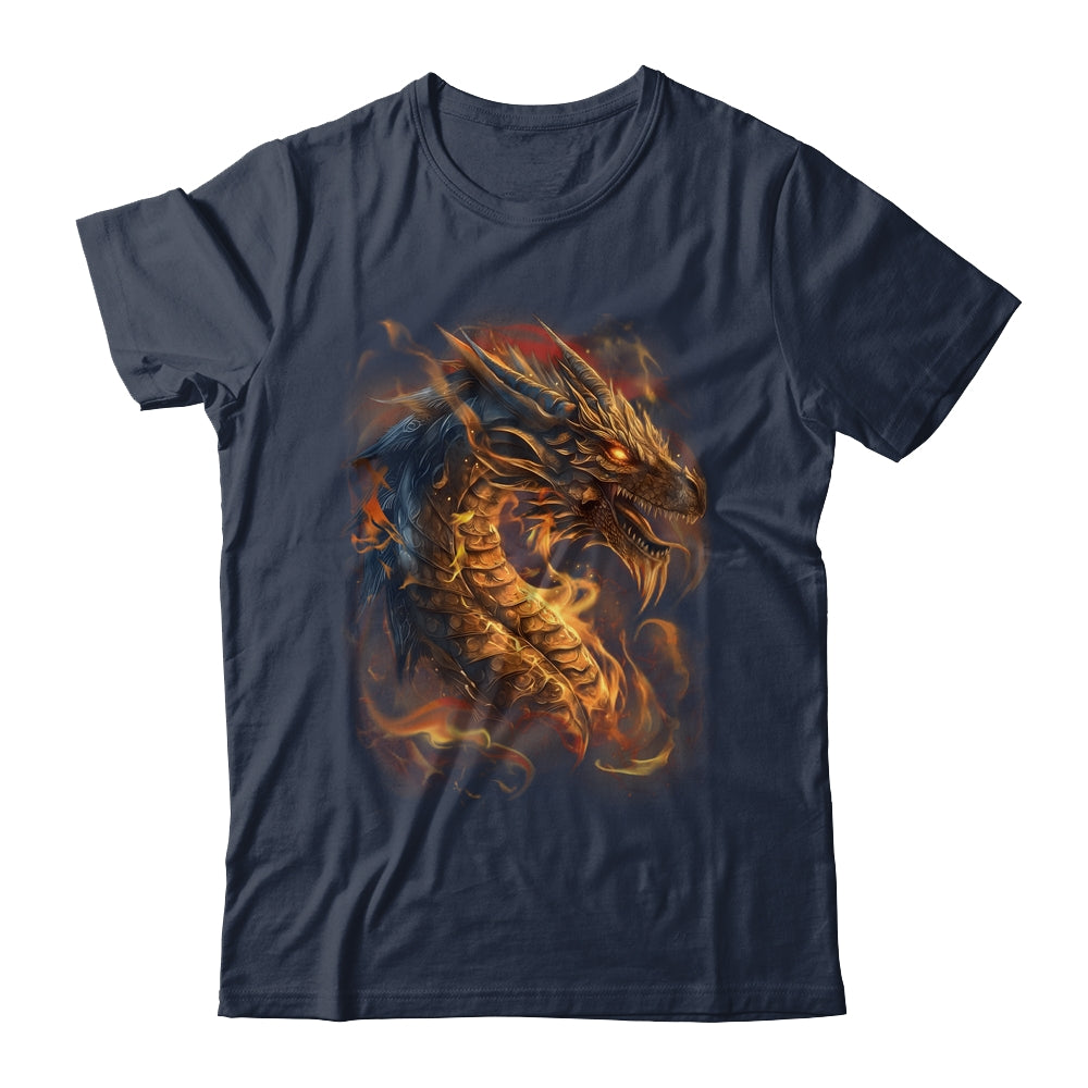 Beautiful Vintage Dragon Lover Fantasy Art Cool Illustration Shirt & Hoodie | teecentury