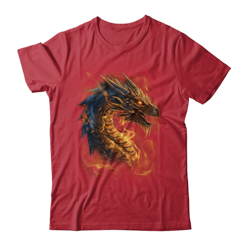 Beautiful Vintage Dragon Lover Fantasy Art Cool Illustration Shirt & Hoodie | teecentury