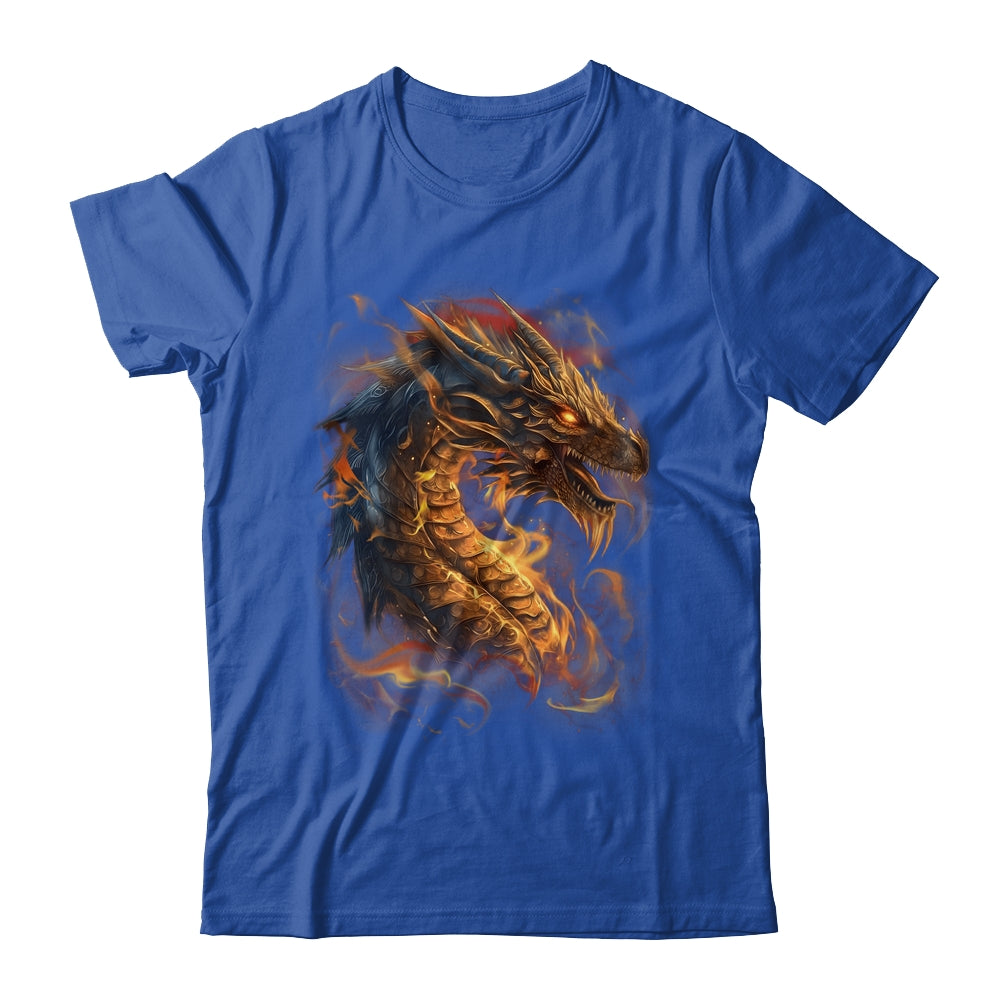 Beautiful Vintage Dragon Lover Fantasy Art Cool Illustration Shirt & Hoodie | teecentury