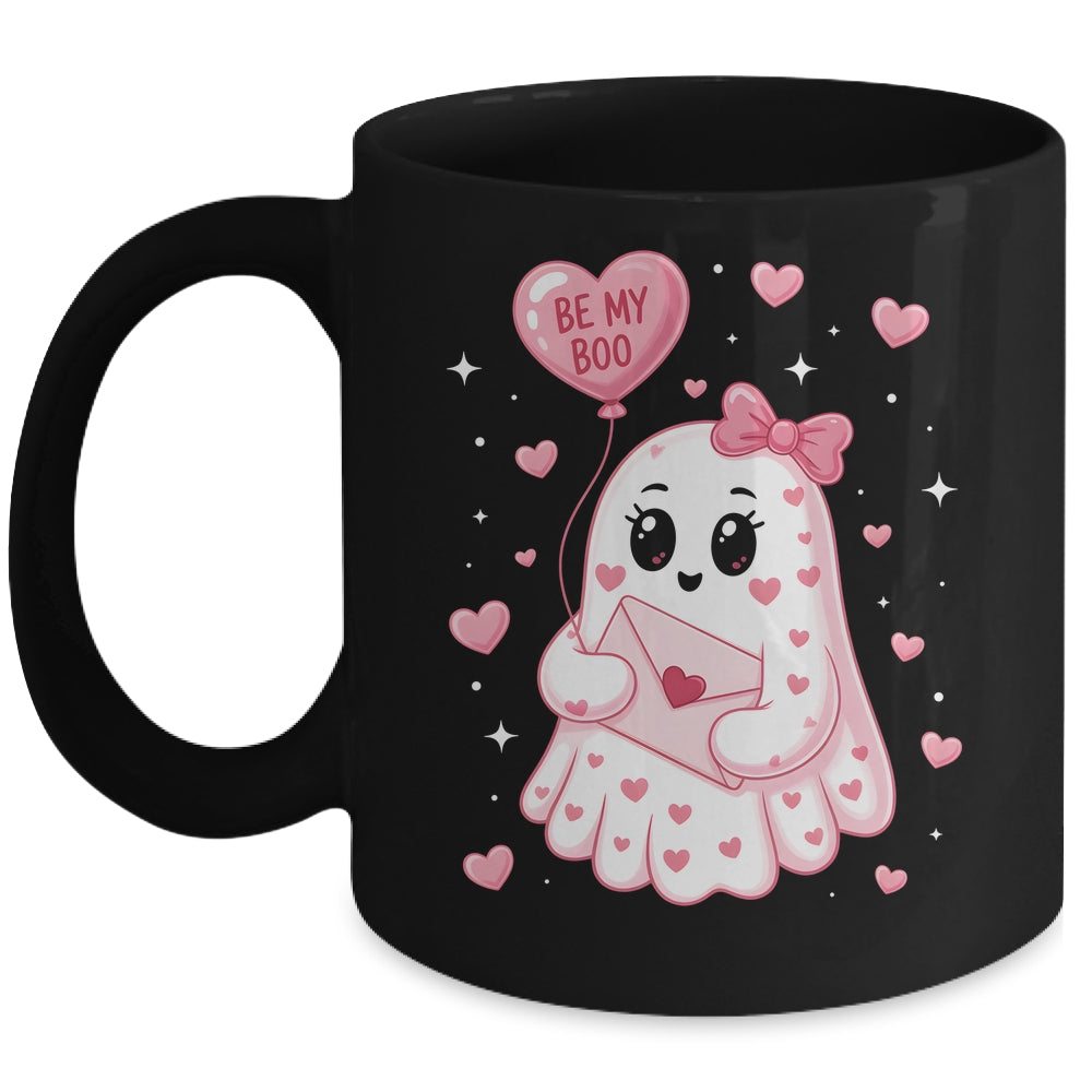 Bee My Boo Heart Boo Ghost Valentine Women Girl Kid Mug | teecentury