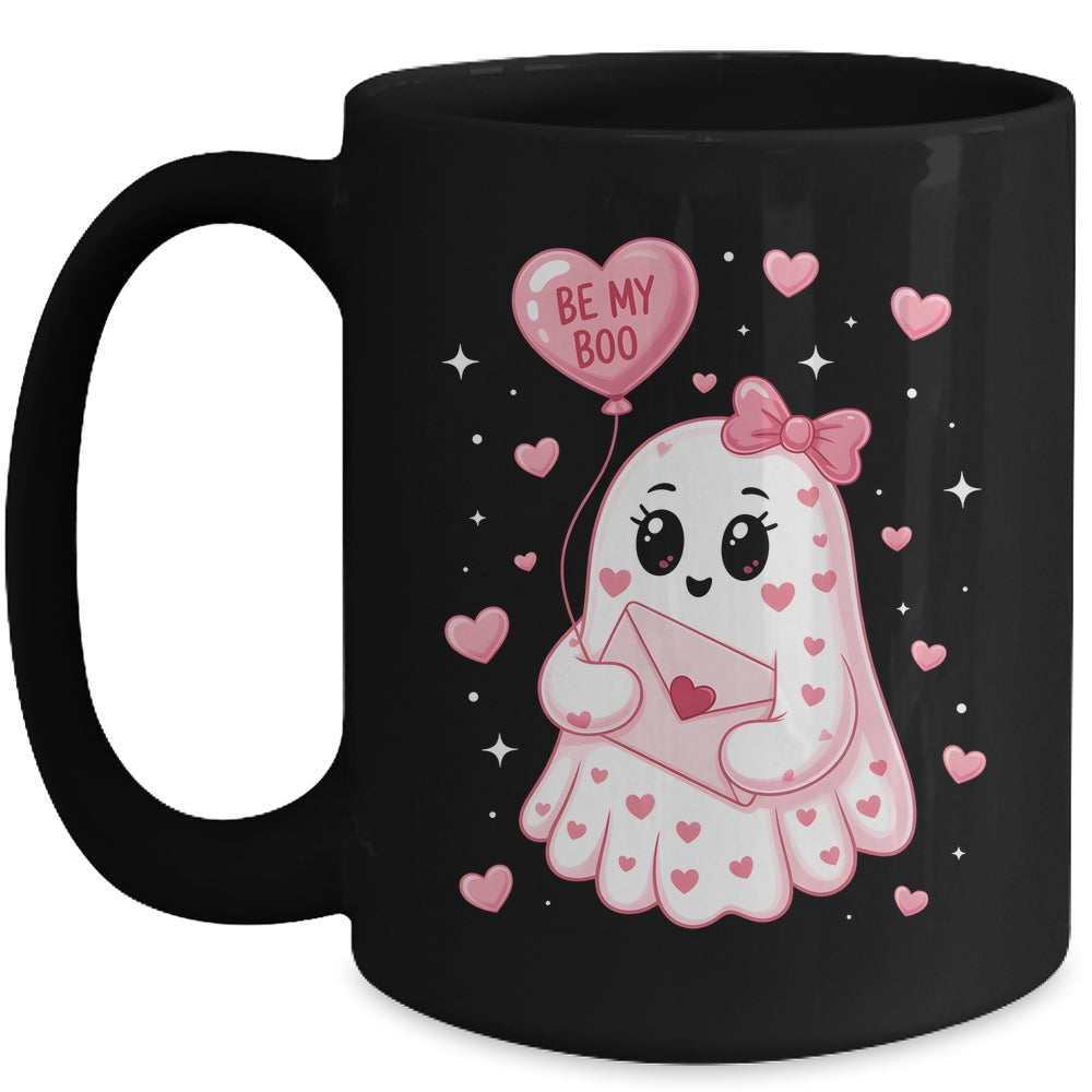 Bee My Boo Heart Boo Ghost Valentine Women Girl Kid Mug | teecentury