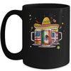 Beer Mexican USA Flag Cinco De Mayo Drinking Party Men Mug | teecentury