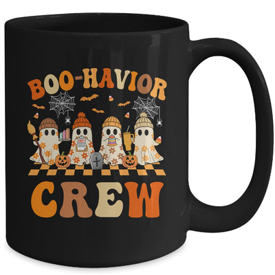 Behavior Analyst Halloween ABA Cute Ghost Boo-havior Crew Mug | teecentury