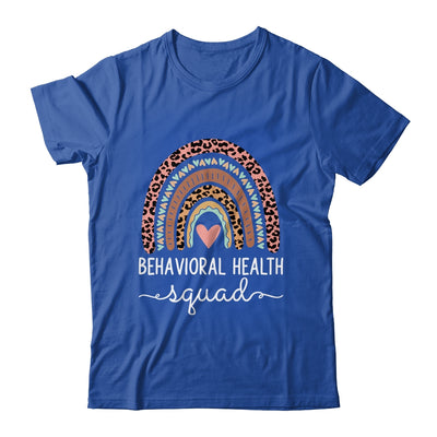 Behavioral Health Squad Cute Nurse Leopard Rainbow Shirt & Tank Top | teecentury