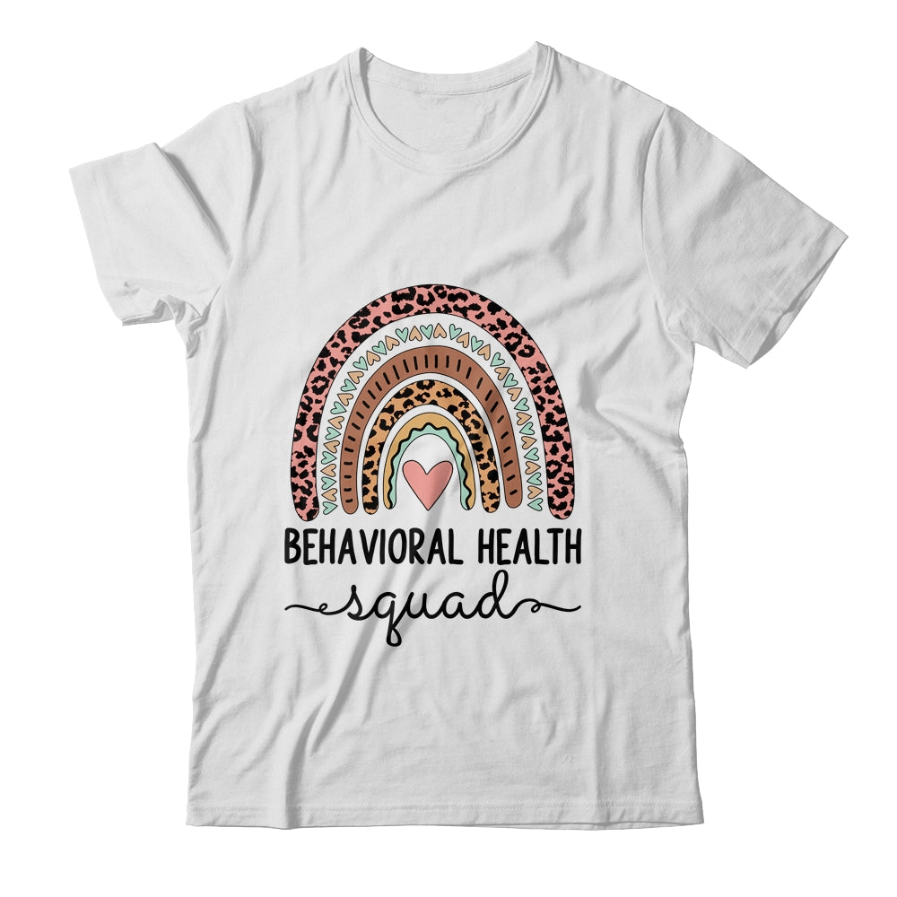 Behavioral Health Squad Cute Nurse Rainbow Shirt & Tank Top | teecentury