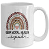Behavioral Health Squad Cute Nurse Rainbow Mug | teecentury
