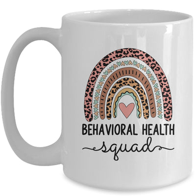 Behavioral Health Squad Cute Nurse Rainbow Mug | teecentury