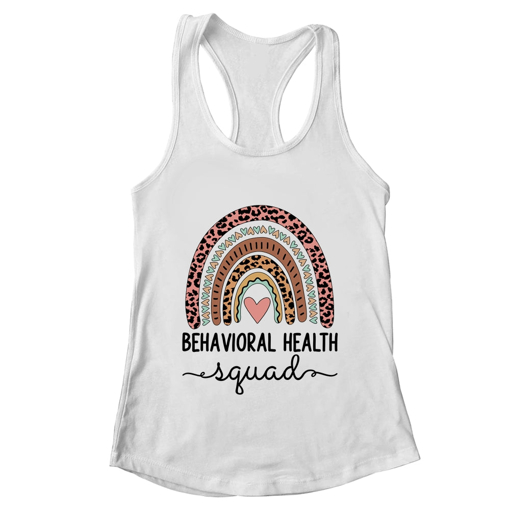 Behavioral Health Squad Cute Nurse Rainbow Shirt & Tank Top | teecentury