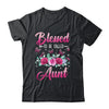 Bessed To Be Called Aunt Mothers Day Birthday Rose Butterfly Shirt & Tank Top | teecentury