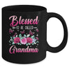 Bessed To Be Called Grandma Mothers Day Birthday Rose Butterfly Mug | teecentury