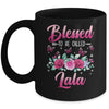 Bessed To Be Called Lala Mothers Day Birthday Rose Butterfly Mug | teecentury