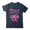 Bessed To Be Called Lolly Mothers Day Birthday Rose Butterfly Shirt & Tank Top | teecentury