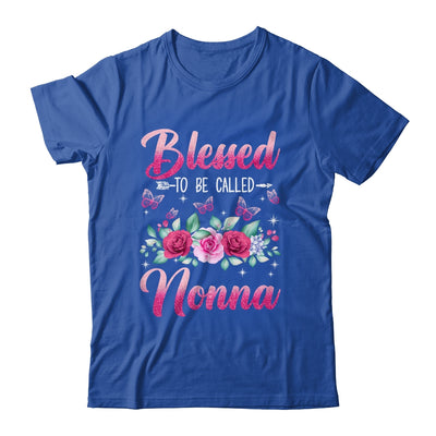 Bessed To Be Called Nonna Mothers Day Birthday Rose Butterfly Shirt & Tank Top | teecentury