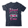 Bessed To Be Called Oma Mothers Day Birthday Rose Butterfly Shirt & Tank Top | teecentury