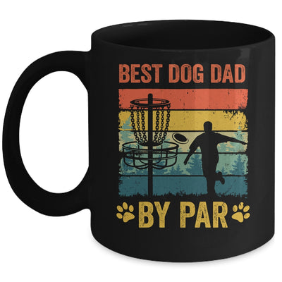 Best Dog Dad By Par Funny Vintage Frisbee Golf Disc Sport Mug | teecentury