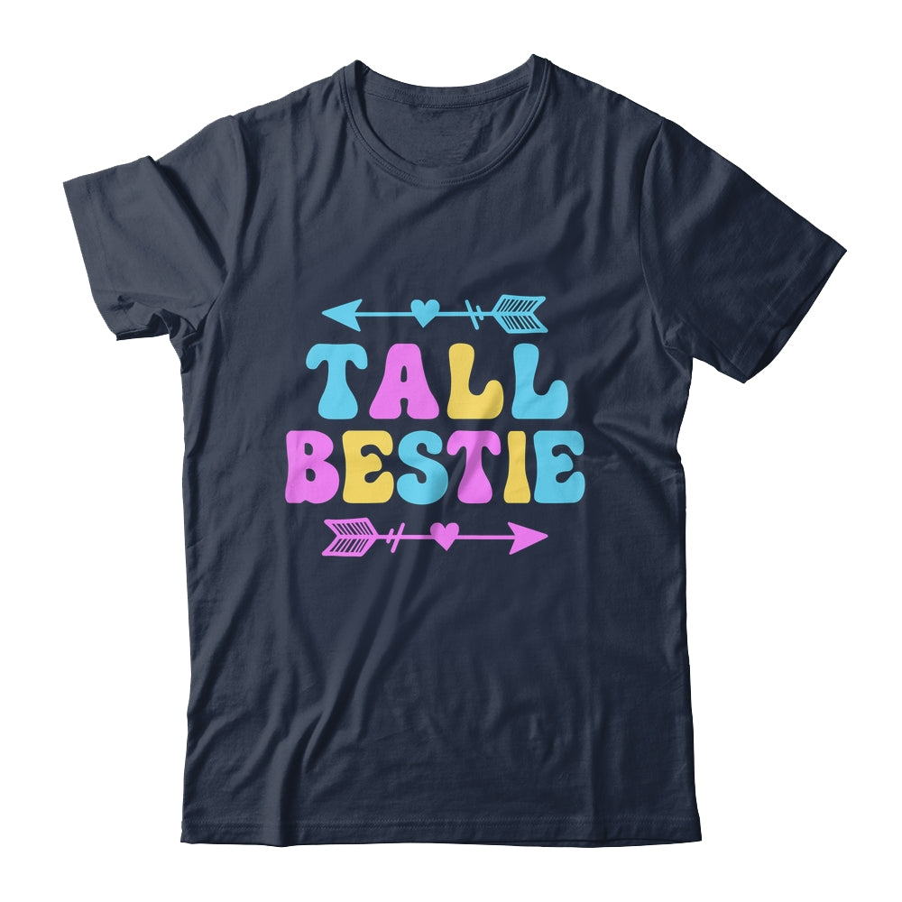 Best Friends Matching Tall Bestie Short Besties Squad BFF Shirt & Tank Top | teecentury