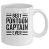 Best Pontoon Captain Ever For Men Women Pontoon Boat Party Mug | teecentury