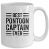 Best Pontoon Captain Ever For Men Women Pontoon Boat Party Mug | teecentury