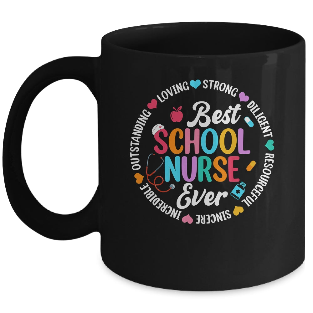 Best School Nurse Ever Appreciation Nursing Job School Mug | teecentury