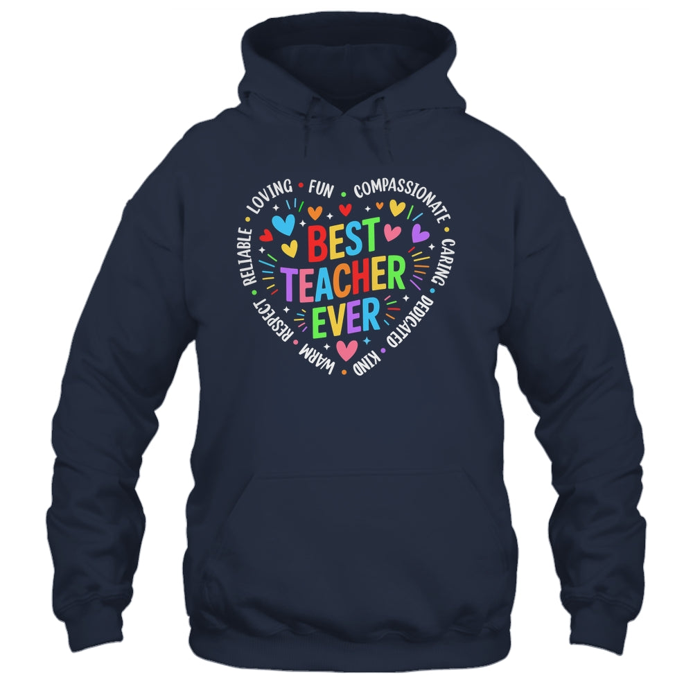 Best Teacher Ever Teacher Motivational Appreciation Week Shirt & Hoodie | teecentury