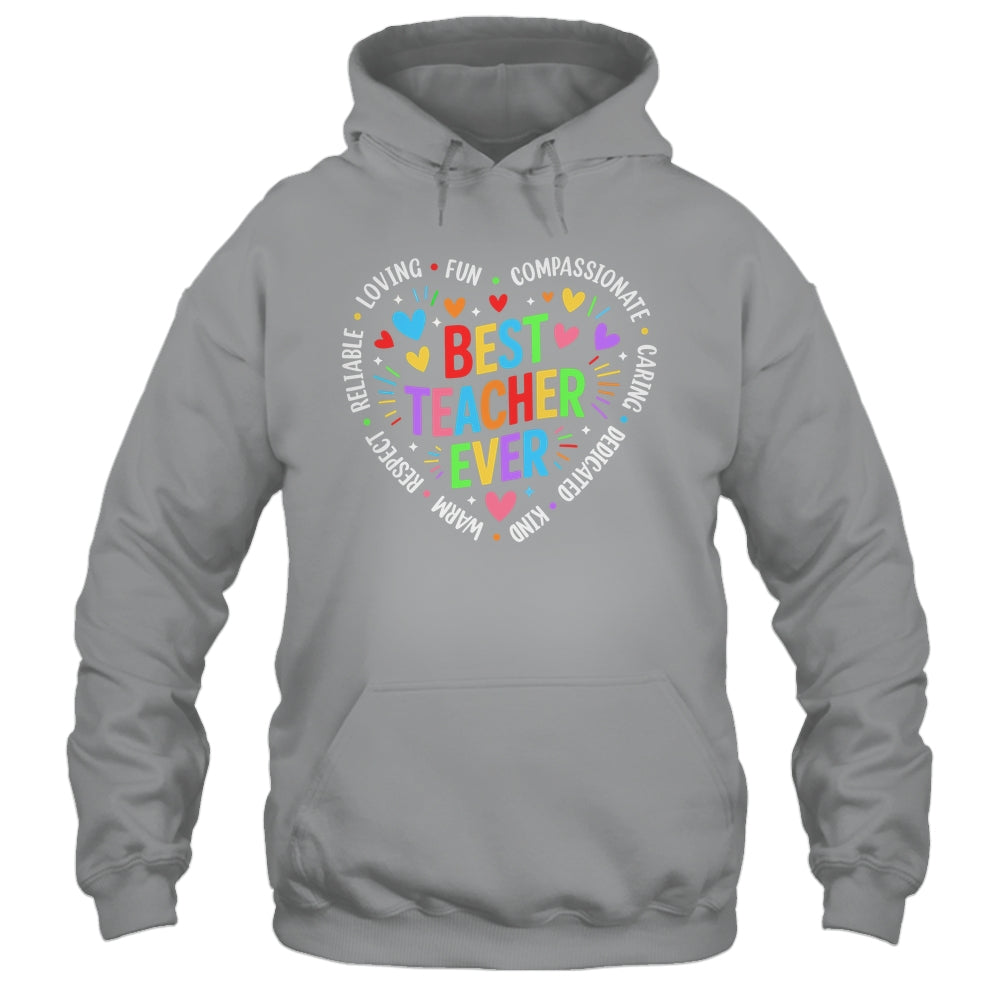 Best Teacher Ever Teacher Motivational Appreciation Week Shirt & Hoodie | teecentury