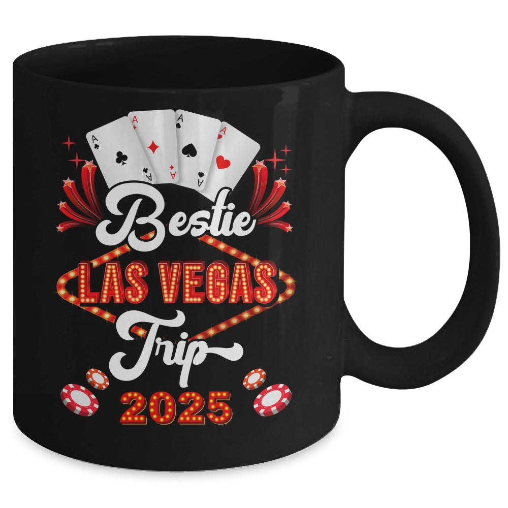 Bestie Las Vegas Trip 2025 Sister Squad Vacation Matching Mug | teecentury