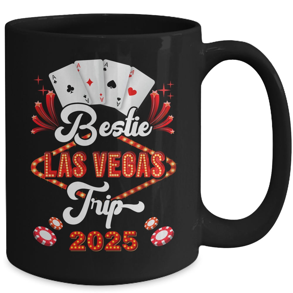 Bestie Las Vegas Trip 2025 Sister Squad Vacation Matching Mug | teecentury