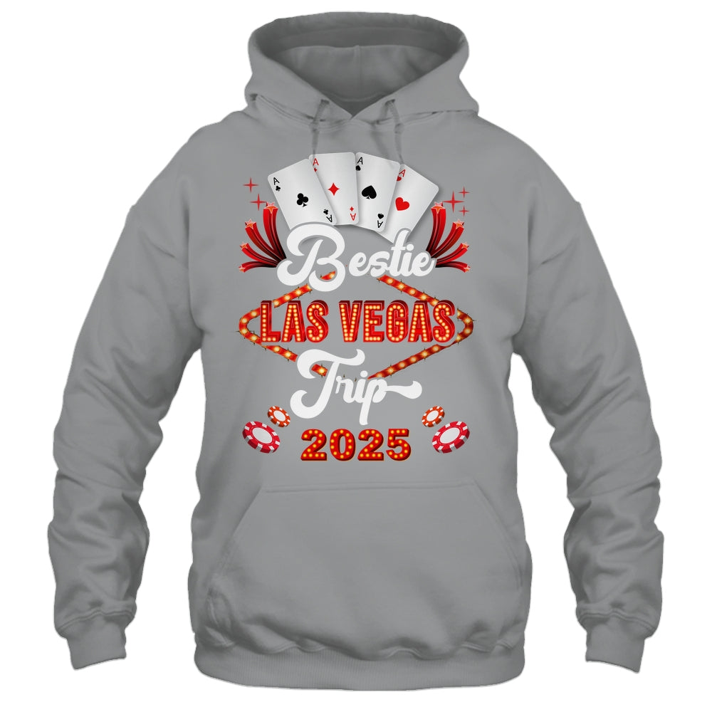 Bestie Las Vegas Trip 2025 Sister Squad Vacation Matching Shirt & Tank Top | teecentury