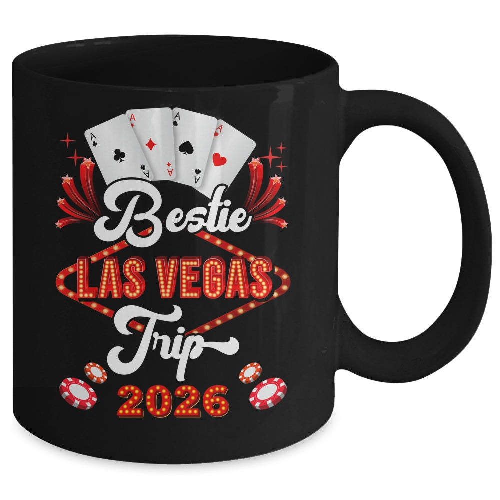Bestie Las Vegas Trip 2026 Sister Squad Vacation Matching Mug | teecentury