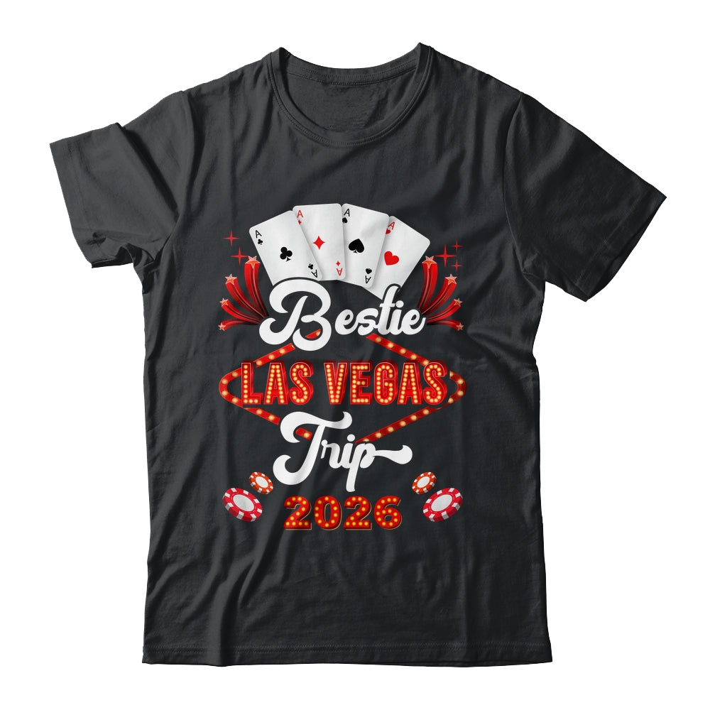 Bestie Las Vegas Trip 2026 Sister Squad Vacation Matching Shirt & Tank Top | teecentury