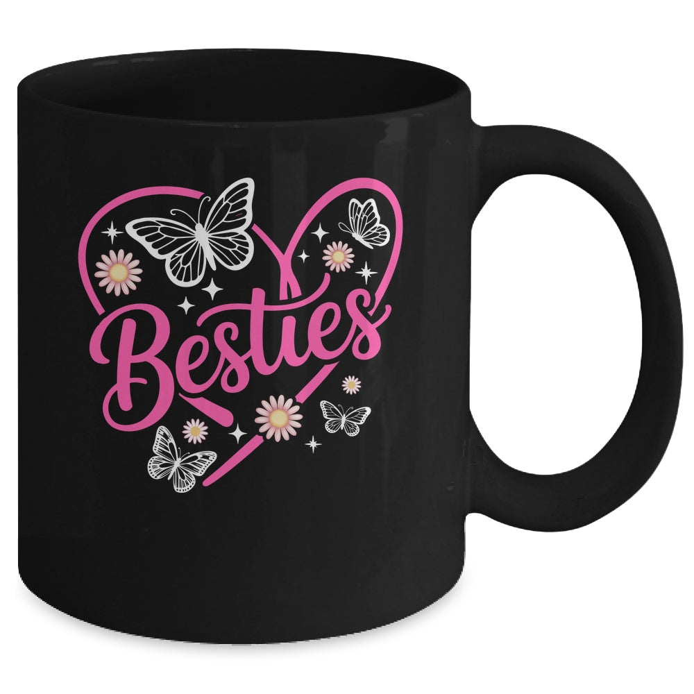 Besties BFF Bestfriends Heart Matching Girls Friends Bestie Mug | teecentury