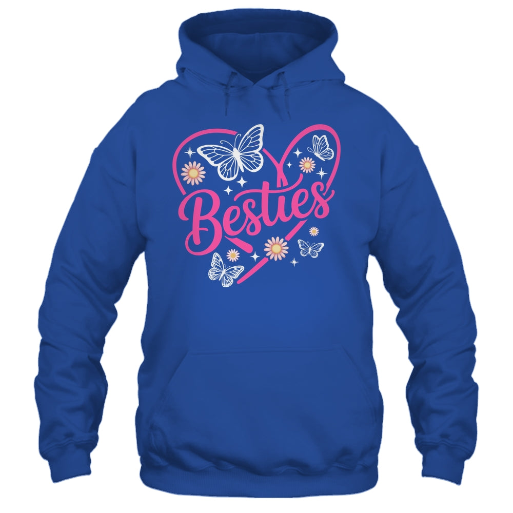 Besties BFF Bestfriends Heart Matching Girls Friends Bestie Shirt & Tank Top | teecentury