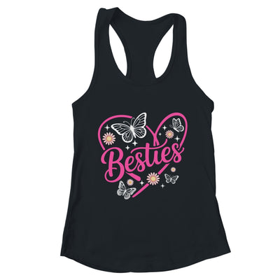 Besties BFF Bestfriends Heart Matching Girls Friends Bestie Shirt & Tank Top | teecentury