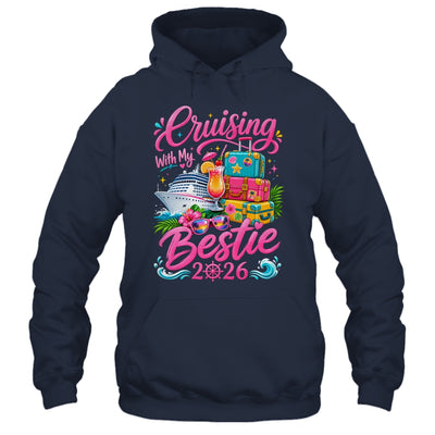 Besties Cruise Matching Trip Cruising With My Bestie 2026 Shirt & Tank Top | teecentury