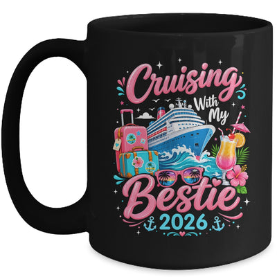 Besties Cruise Trip Matching Cruising With My Bestie 2026 Mug | teecentury