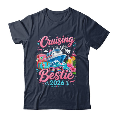 Besties Cruise Trip Matching Cruising With My Bestie 2026 Shirt & Tank Top | teecentury