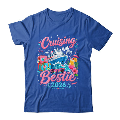 Besties Cruise Trip Matching Cruising With My Bestie 2026 Shirt & Tank Top | teecentury