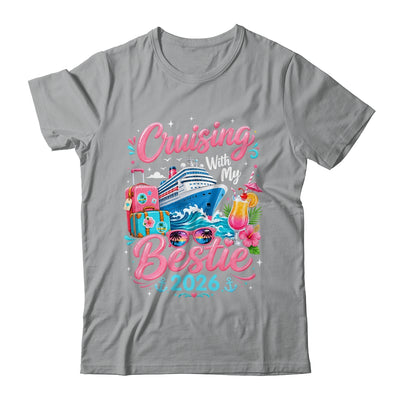 Besties Cruise Trip Matching Cruising With My Bestie 2026 Shirt & Tank Top | teecentury