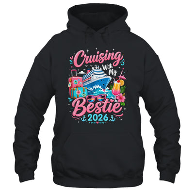 Besties Cruise Trip Matching Cruising With My Bestie 2026 Shirt & Tank Top | teecentury